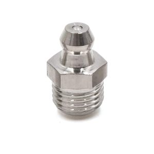 Grease Nipple, 1/4-28tpi Taper Thread, Straight Fitting