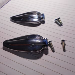 Boot Lid Escutcheon Set (2), Triumph TR2, TR3