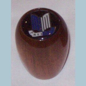 Gear Knob – Wood, Triumph Logo