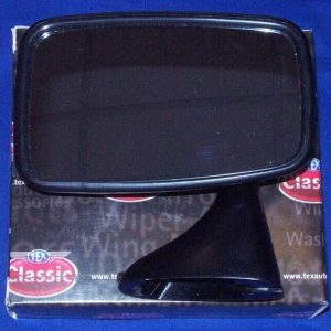 Mirror, LH, Door, Black – MG, Austin Healey, Mini, Ford, Lotus, Clubman, Sunbeam, Morris, Austin, Rover, Triumph